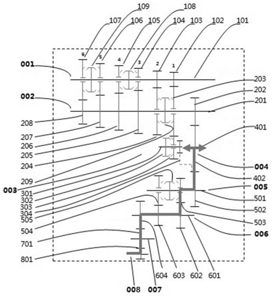 Hybrid power transmission and automobile