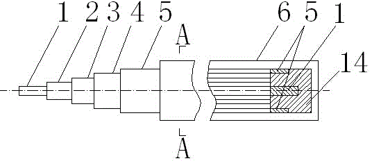 Dedicated oil adjusting paraffin removal device for rodless oil production and device with paraffin removal device