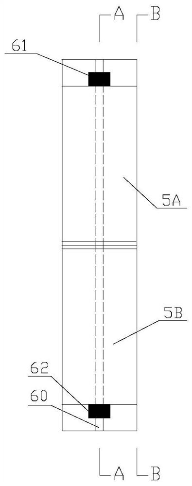 Arrangement structure for PHC tubular pile shear test