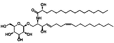 Application of cerebrosides in preparation of analgesic drugs