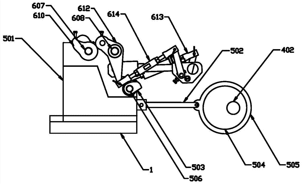 Saw tooth automatic machining device for band saw