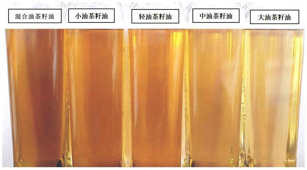 Composite refined production method and system for camellia oleosa seed oil