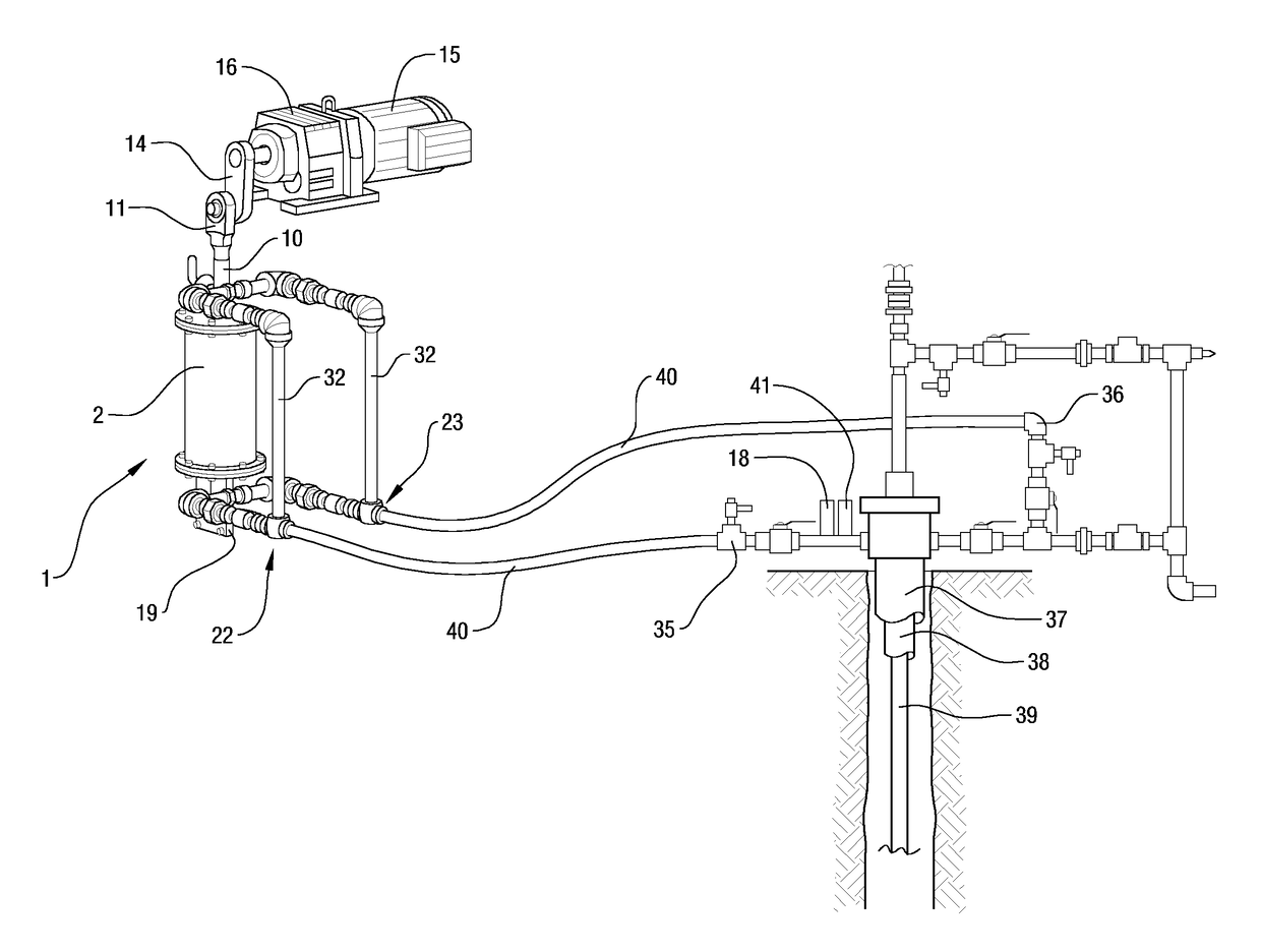 Gas pumping unit for oil wells