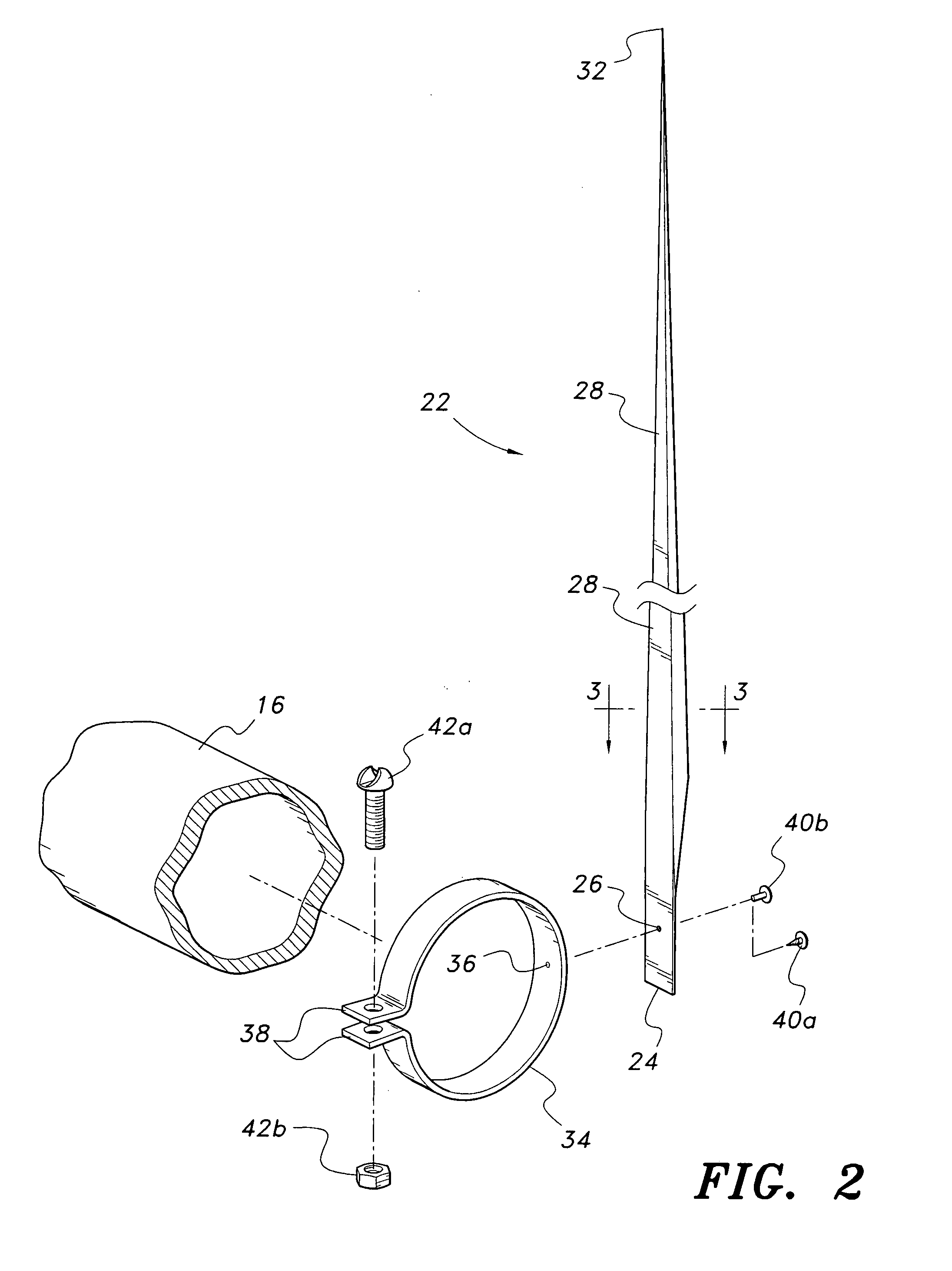 Security fence spike