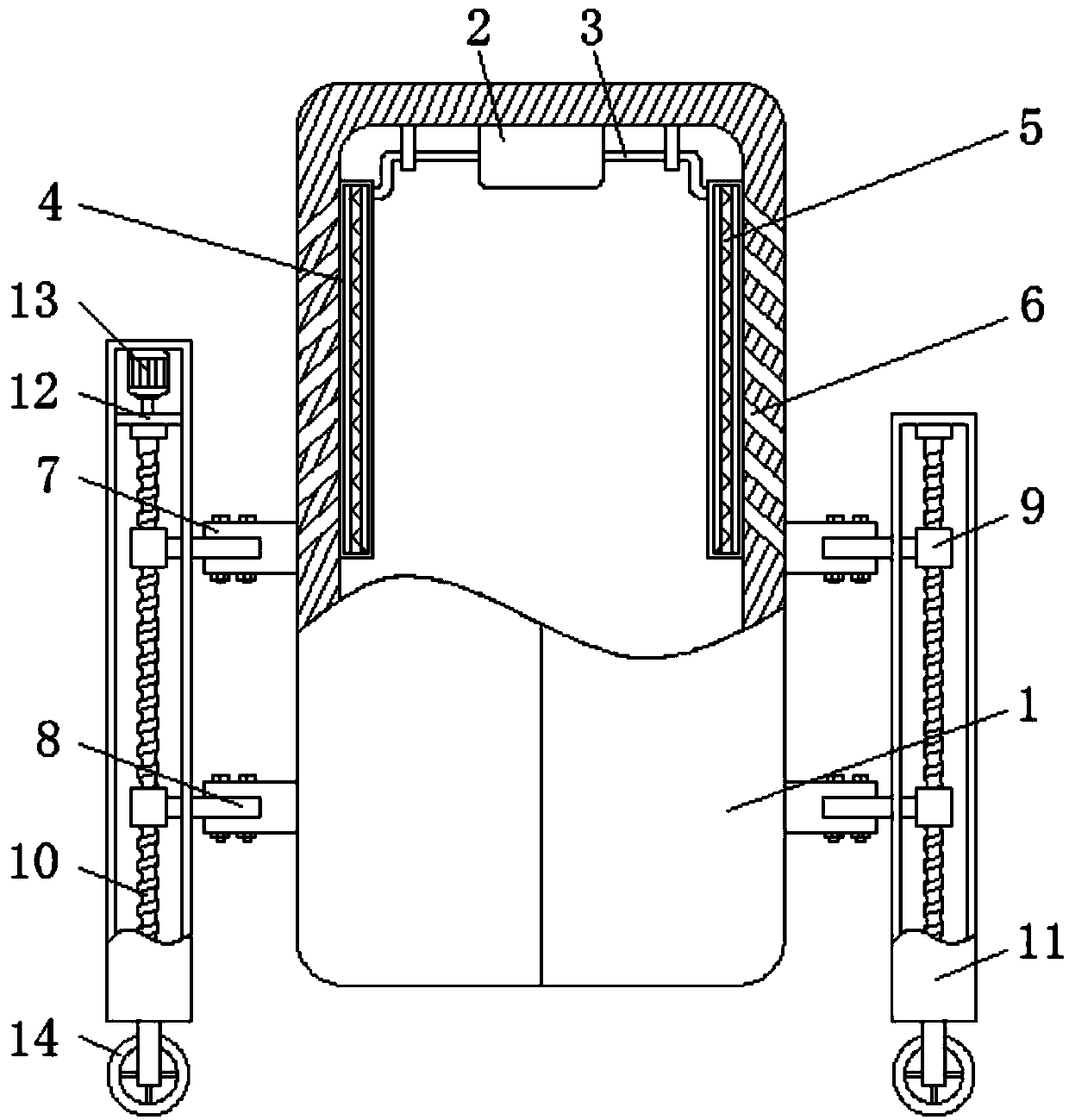 UPS power supply for oil field gas purification device