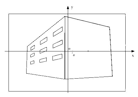 Method for measuring image principal point coordinates and distortion coefficient of linear target