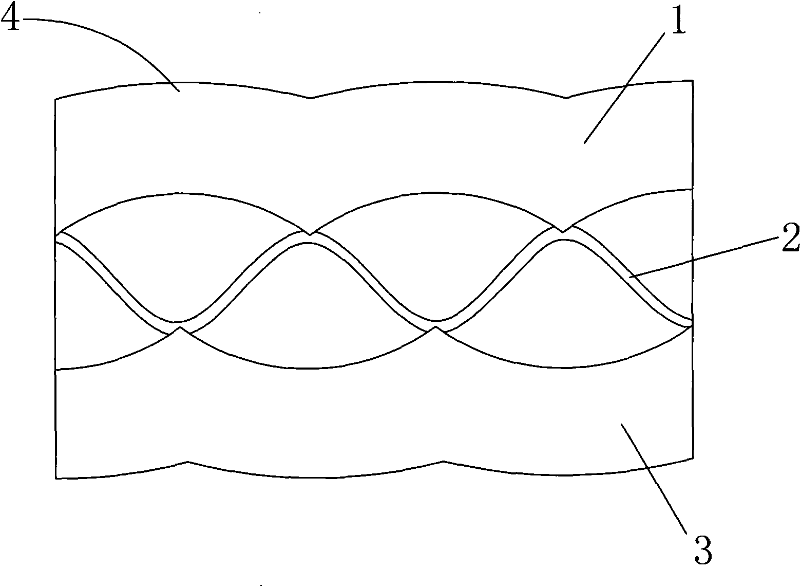 Improved structure of thermal insulation textile