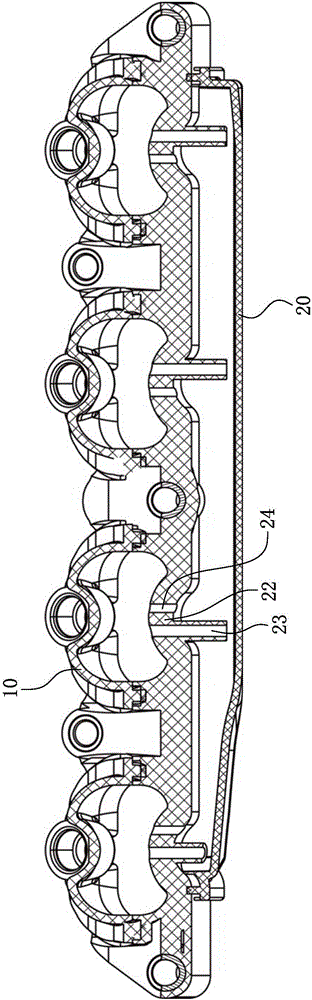 Intake manifold capable of guiding ventilation gas of crankcase