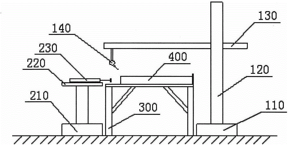 A frame assembly on-line inspection machine