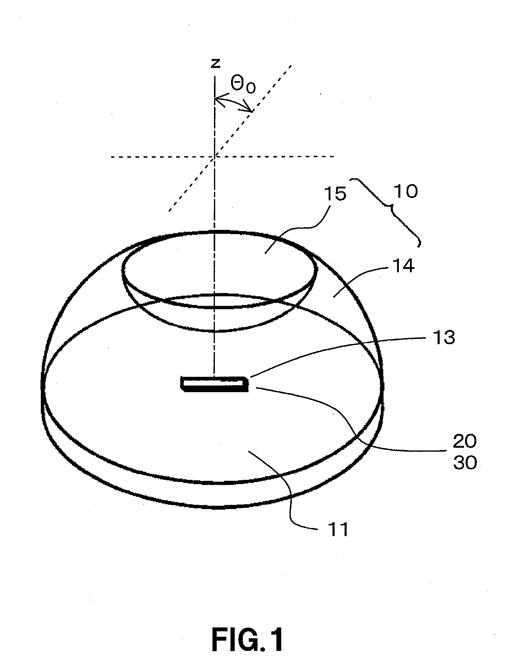 Light-emission lens, light-emitting element assembly, sheet-shaped light source device and color liquid crystal display assembly