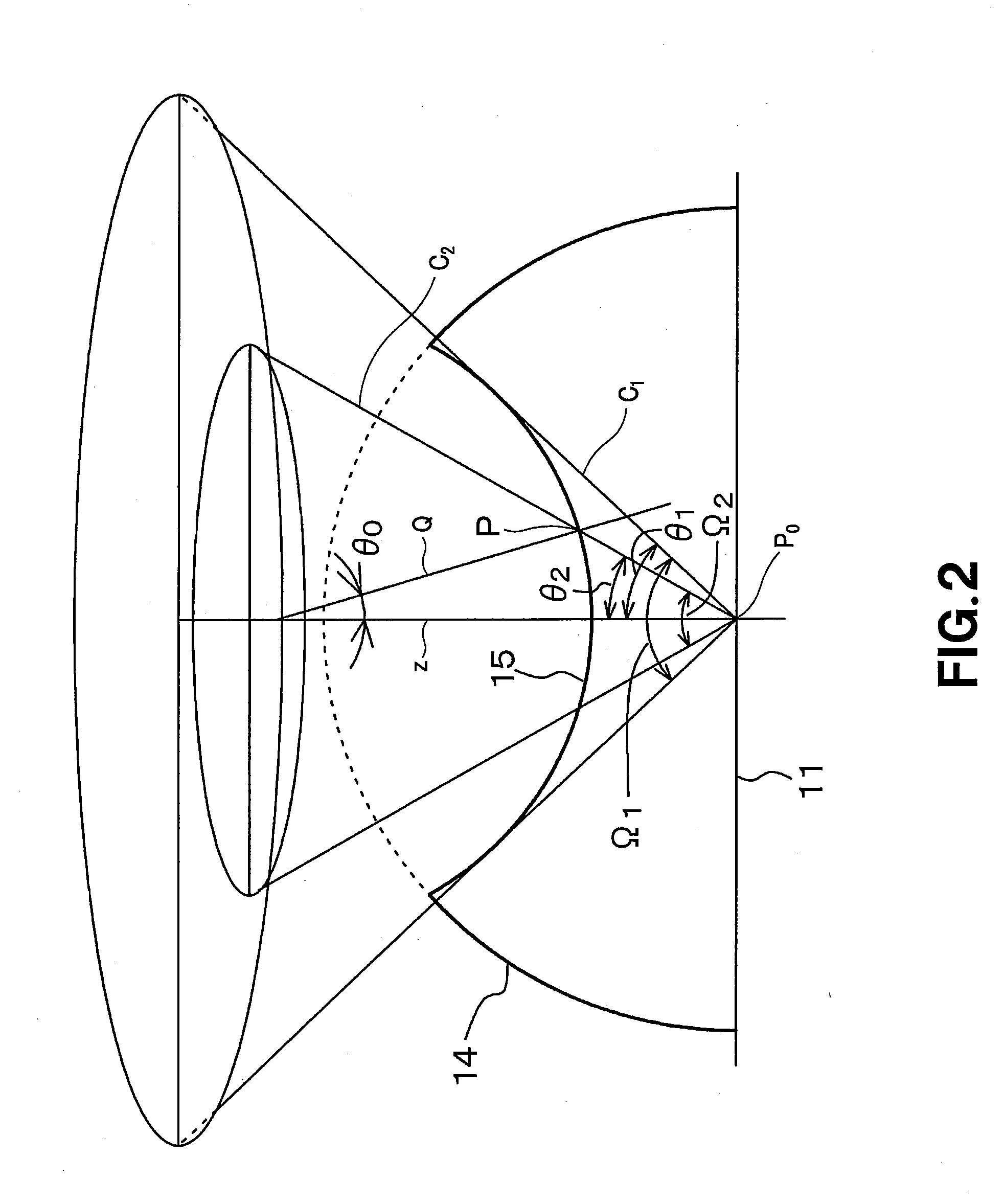 Light-emission lens, light-emitting element assembly, sheet-shaped light source device and color liquid crystal display assembly