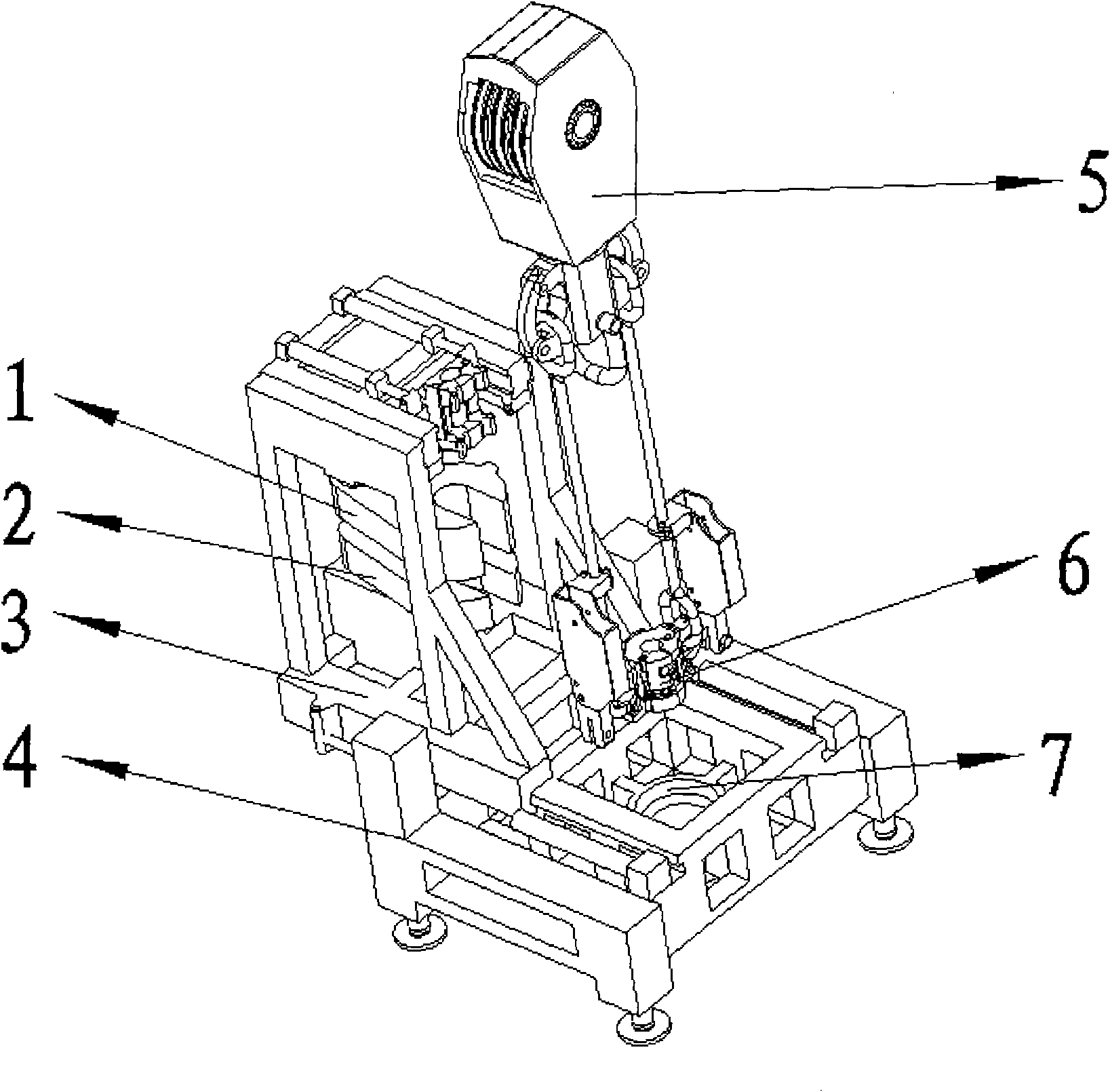 Workover operation mechanization system replacing well mouth manual operation