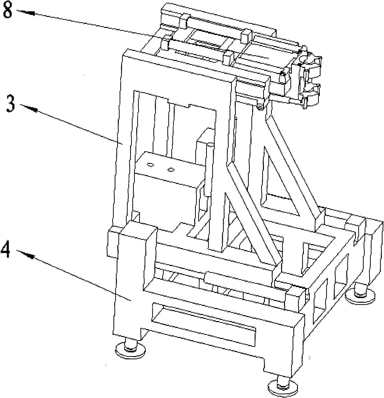 Workover operation mechanization system replacing well mouth manual operation