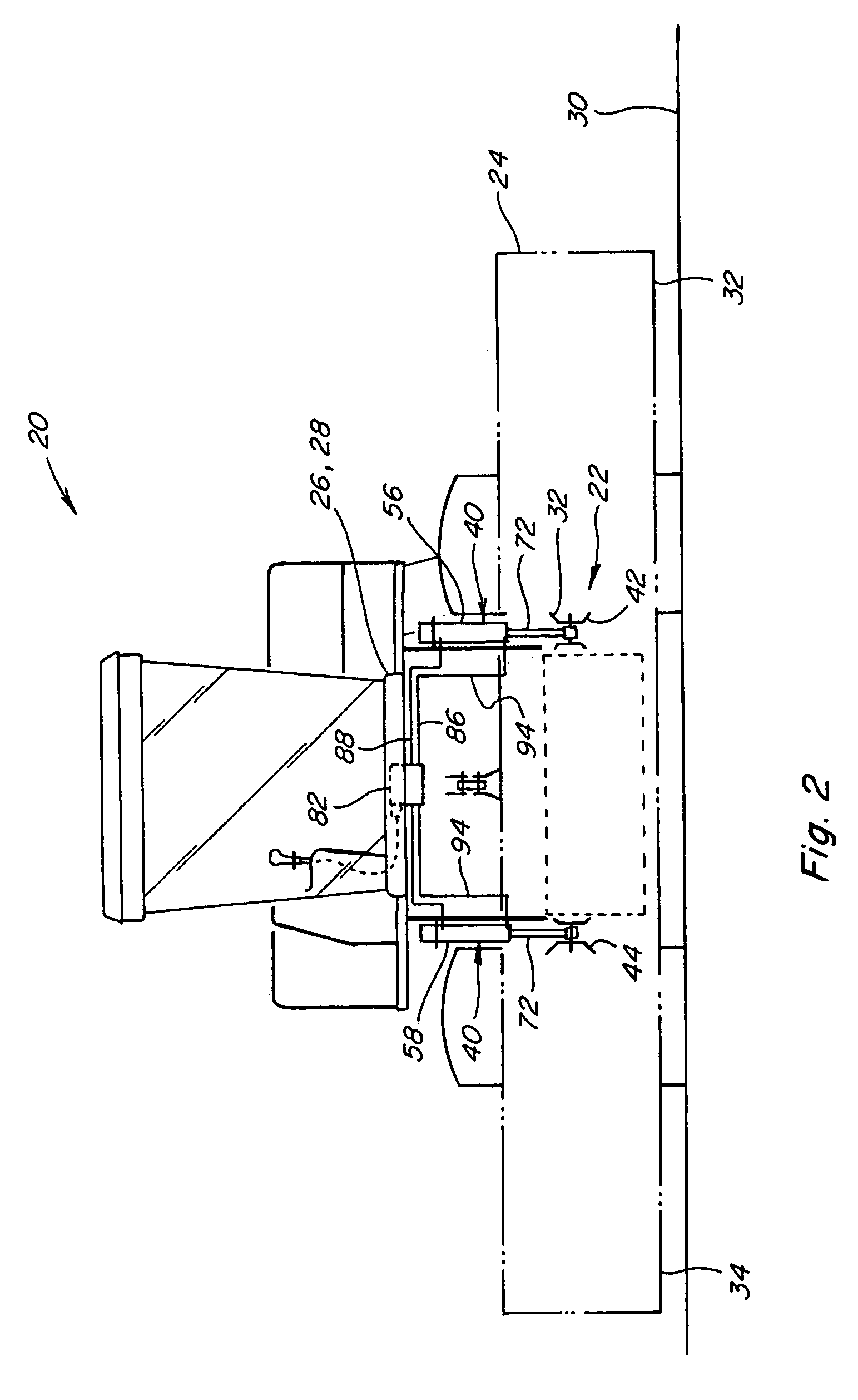 Header height control system and apparatus