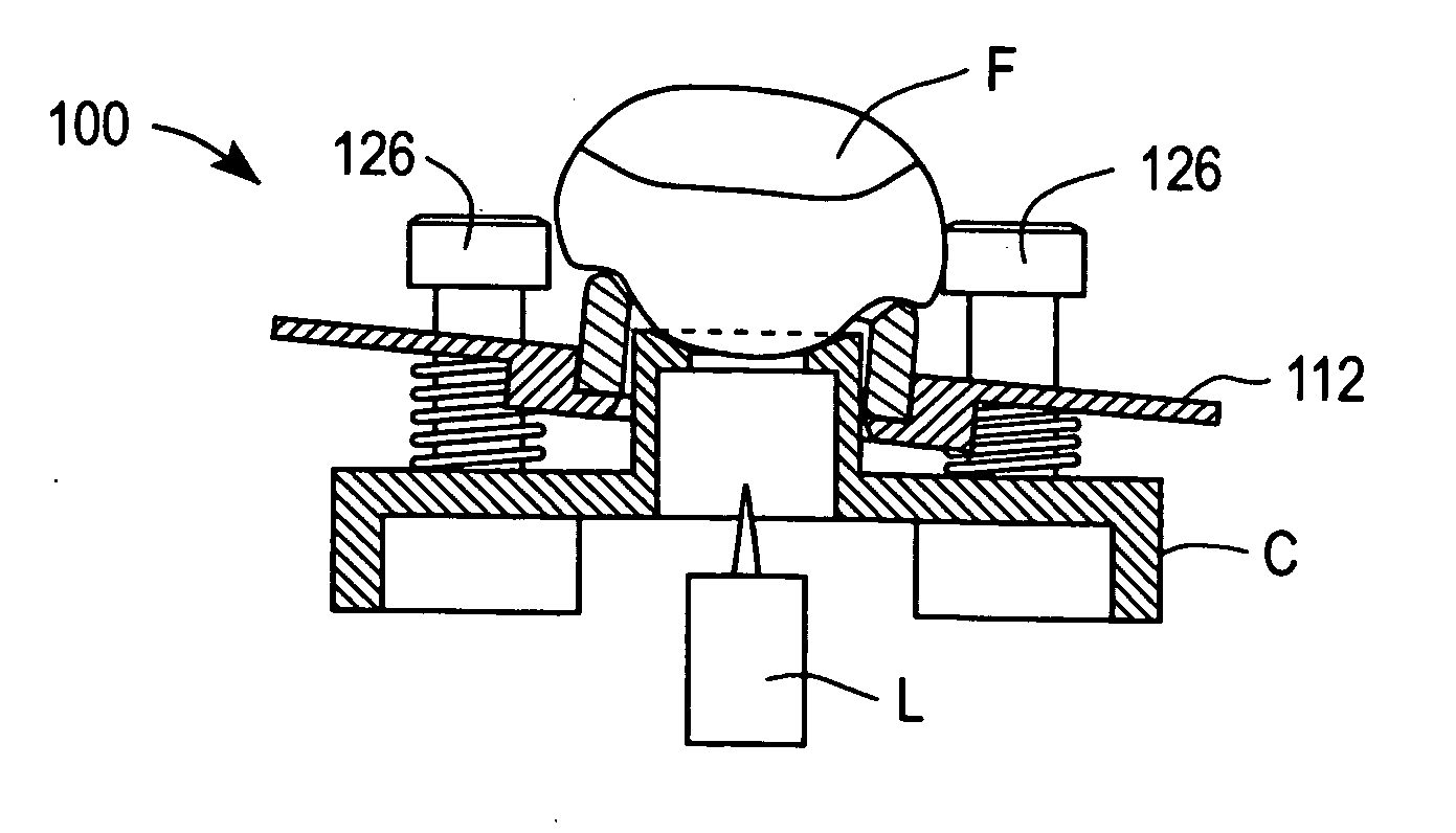 Tiltable cap for a dermal tissue lancing device