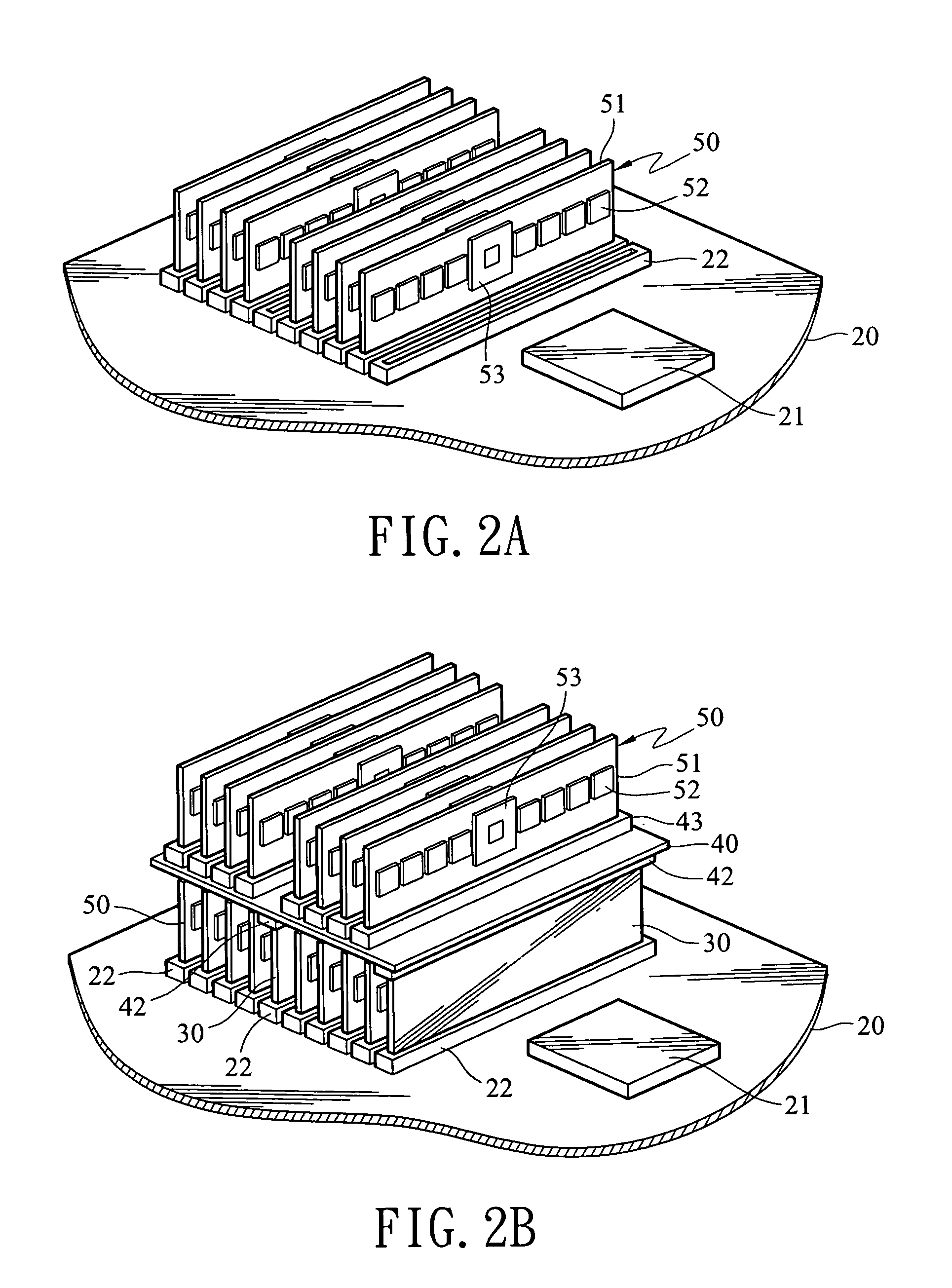 Expansion structure of memory module slot