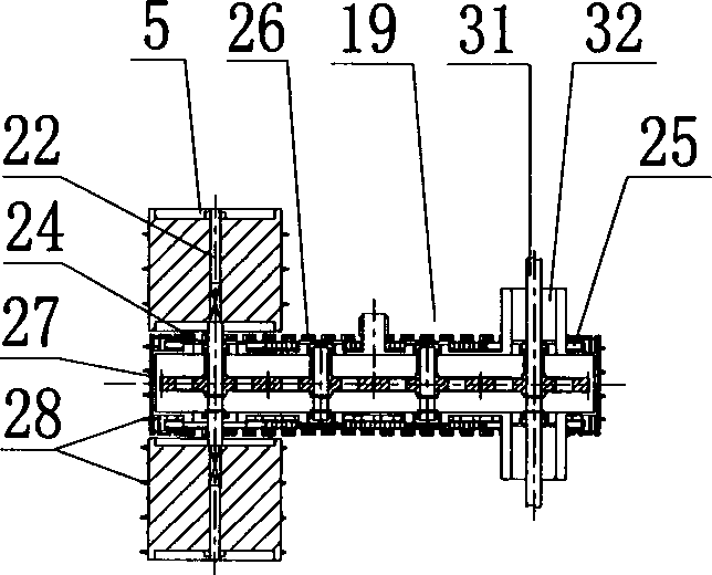 Rocker-type transverse shearer