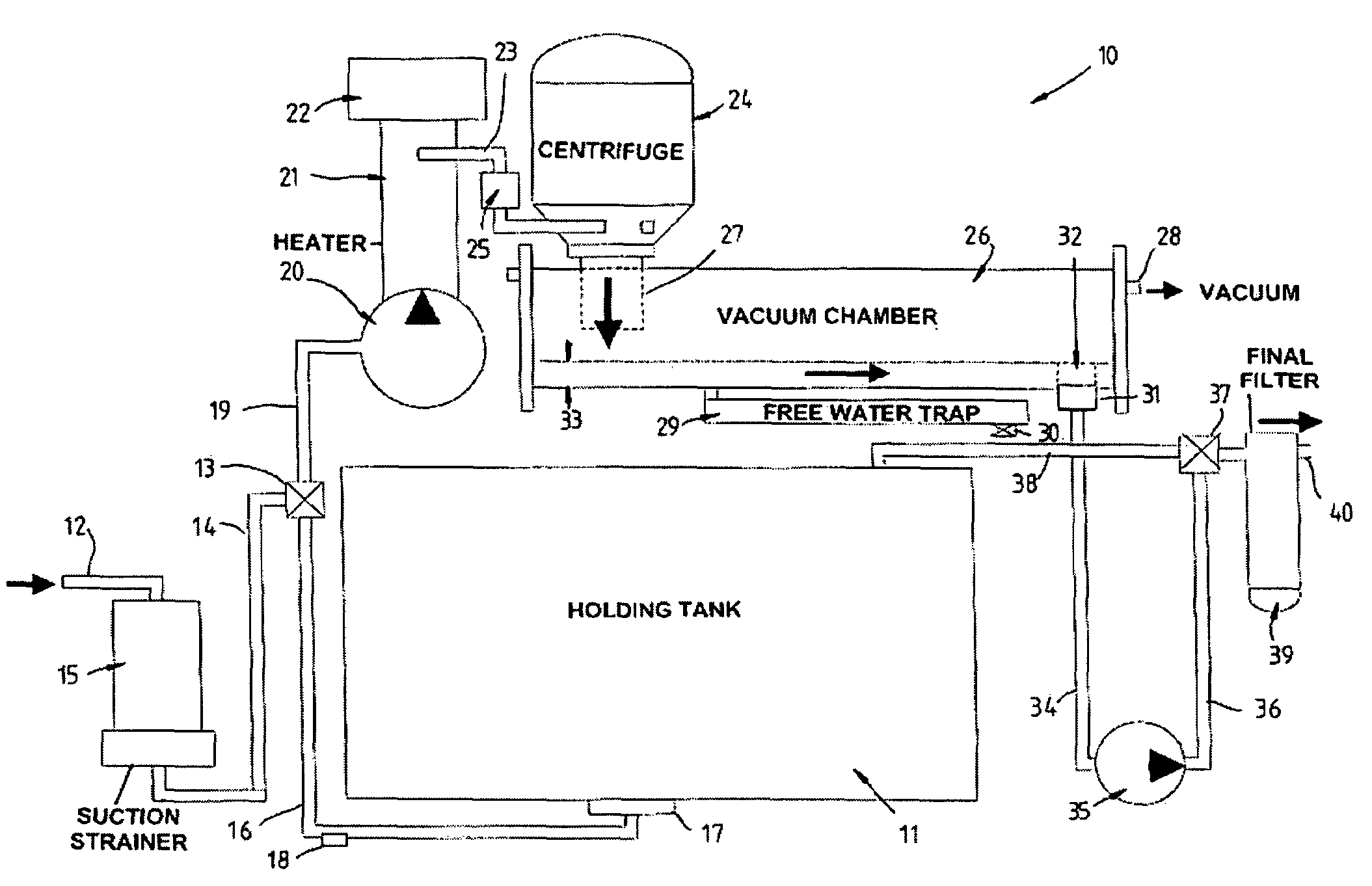 Apparatus for cleaning contaminated oil