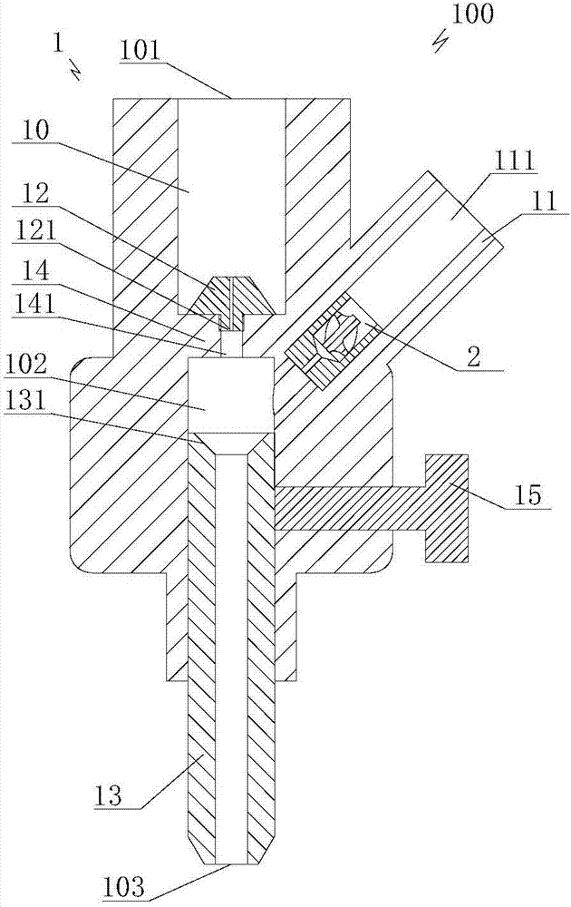 Liquid nitrogen and ice particle abrasive material jet method and generating device thereof