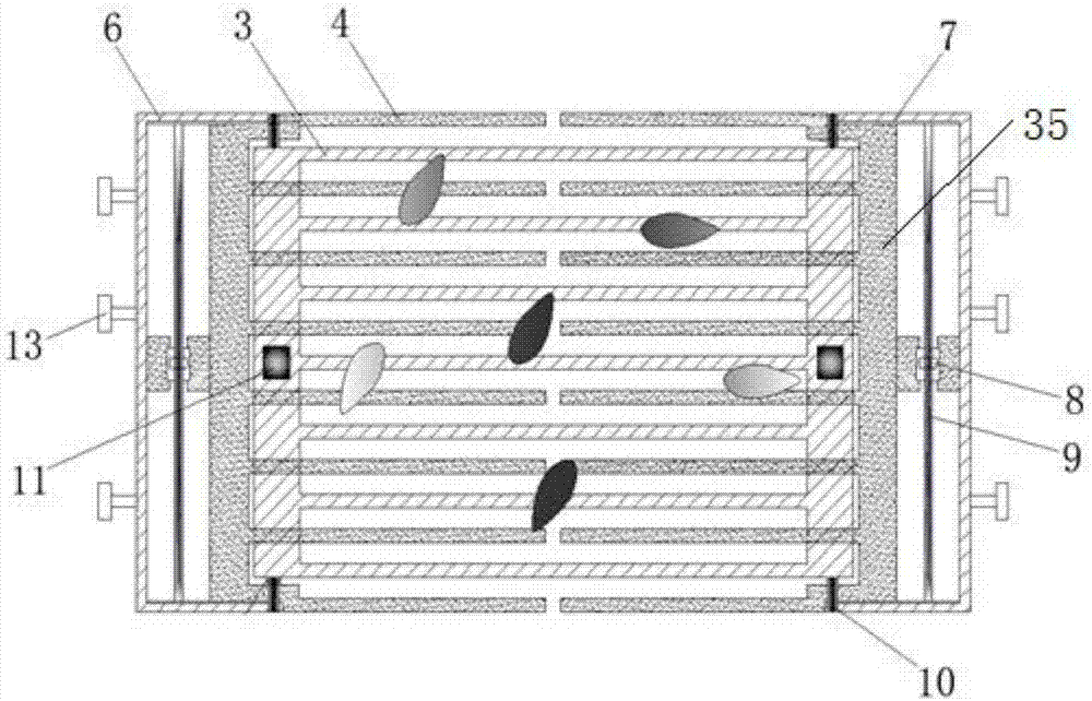 Chinese wolfberry vibration dewatering device and method