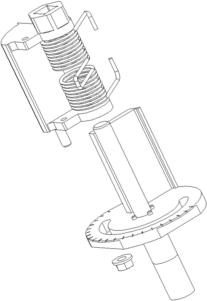 Torsion spring fixed angle force measuring device