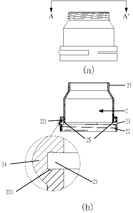 Quick milk preparing component