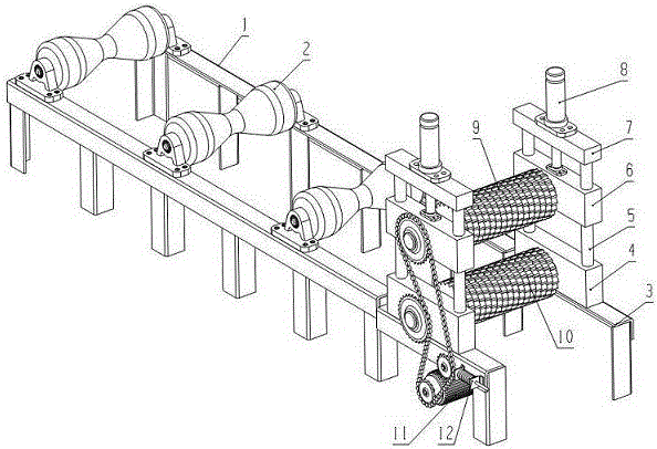 Cast tube crusher