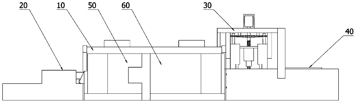 Steel pipe straightening machining device and application method