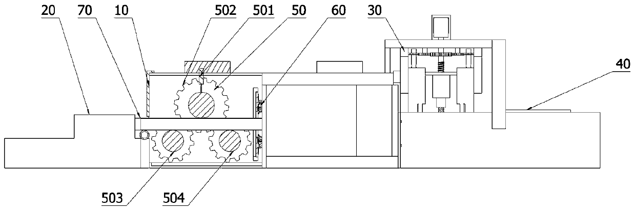 Steel pipe straightening machining device and application method