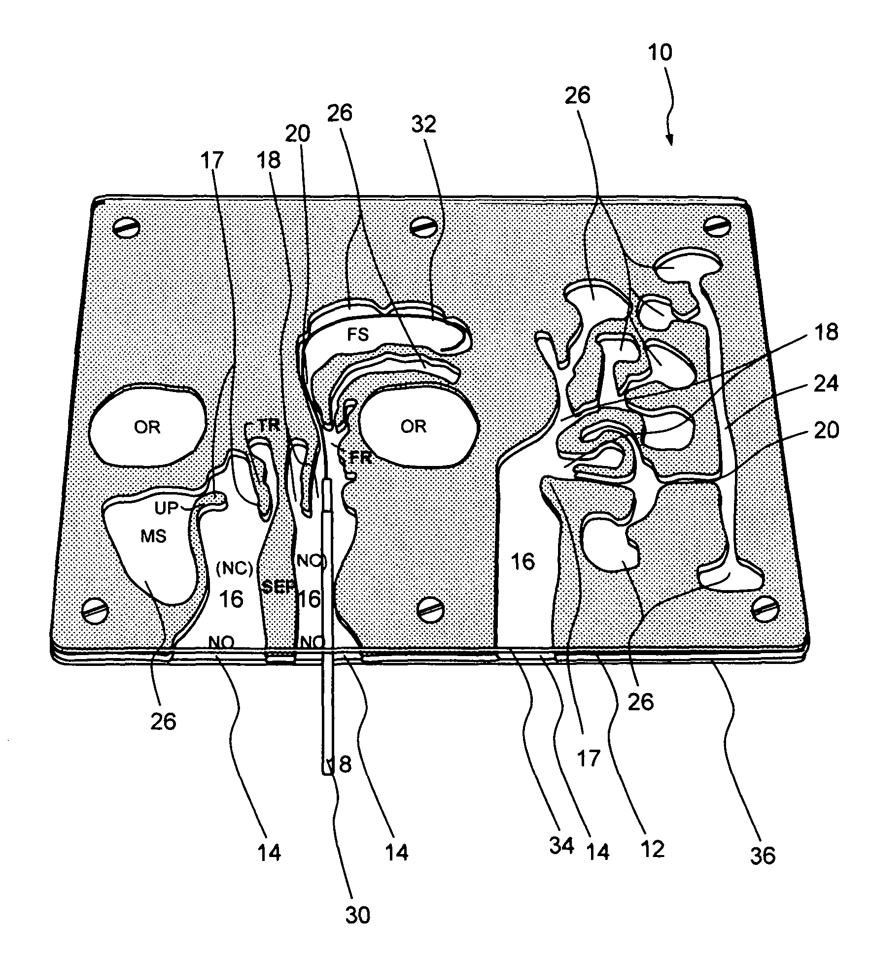 Apparatus and method for simulated insertion and positioning of guidewares and other interventional devices