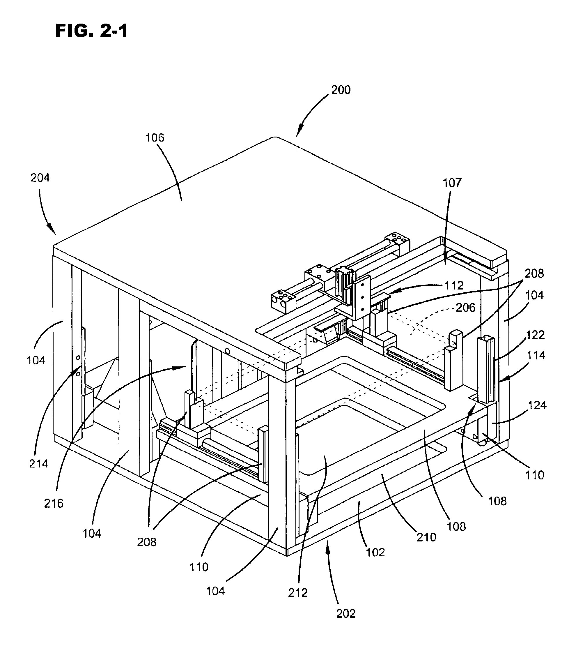 Printed circuit board test fixture that supports a PCB to be tested