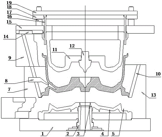 Novel hub die structure