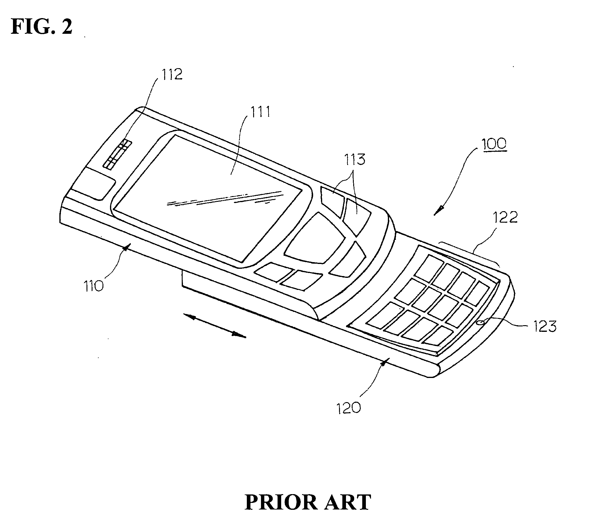 Built-in antenna module for portable wireless terminal