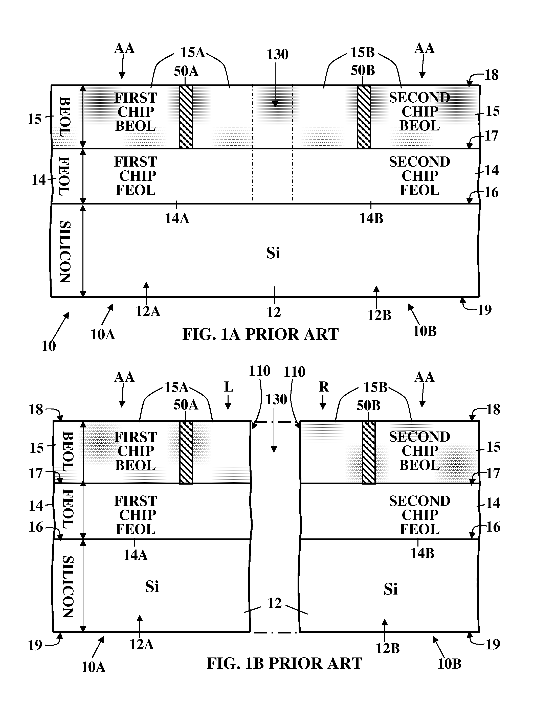 Structure for inhibiting back end of line damage from dicing and chip packaging interaction failures