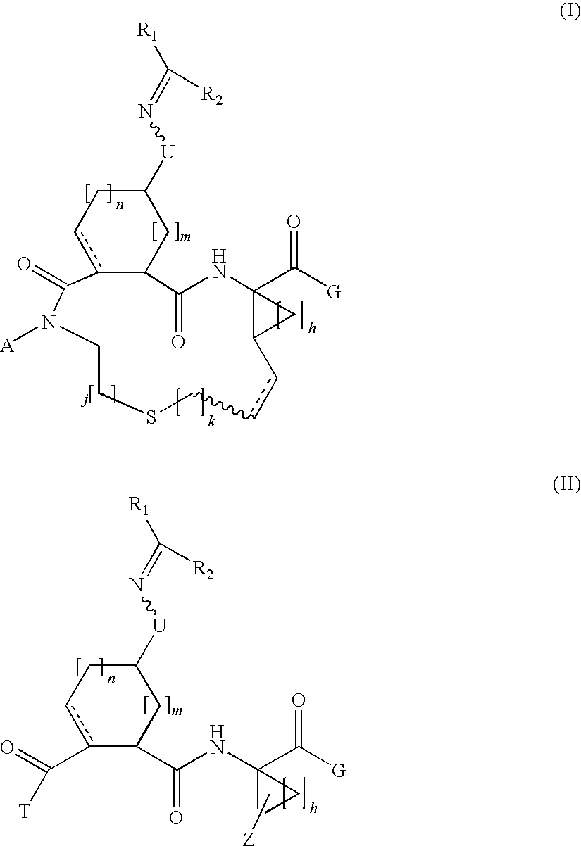 Carbocyclic oxime hepatitis c virus serine protease inhibitors