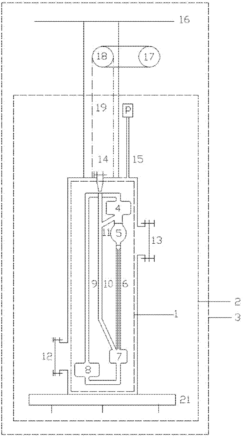 Rotary type capillary viscometer