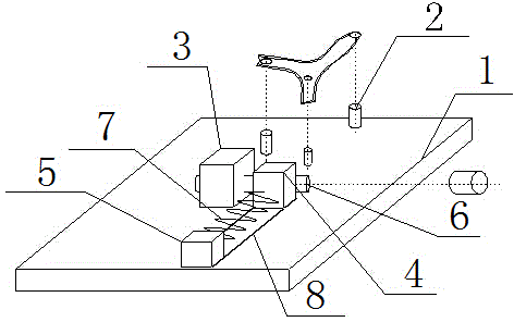 Fixture for welding of lower rocker of automotive suspension