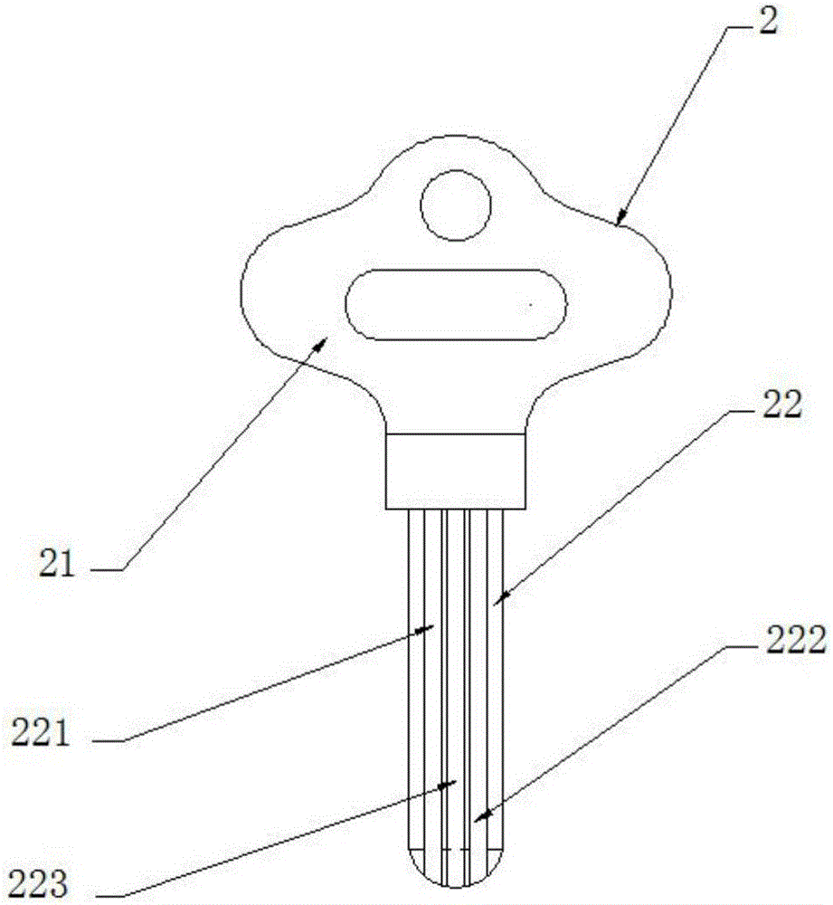 Crescent burglarproof cylinder door lock assembly