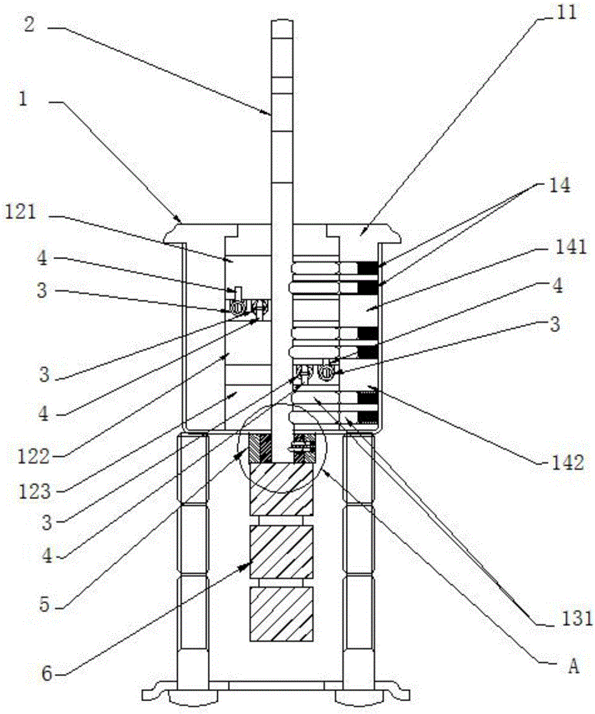 Crescent burglarproof cylinder door lock assembly