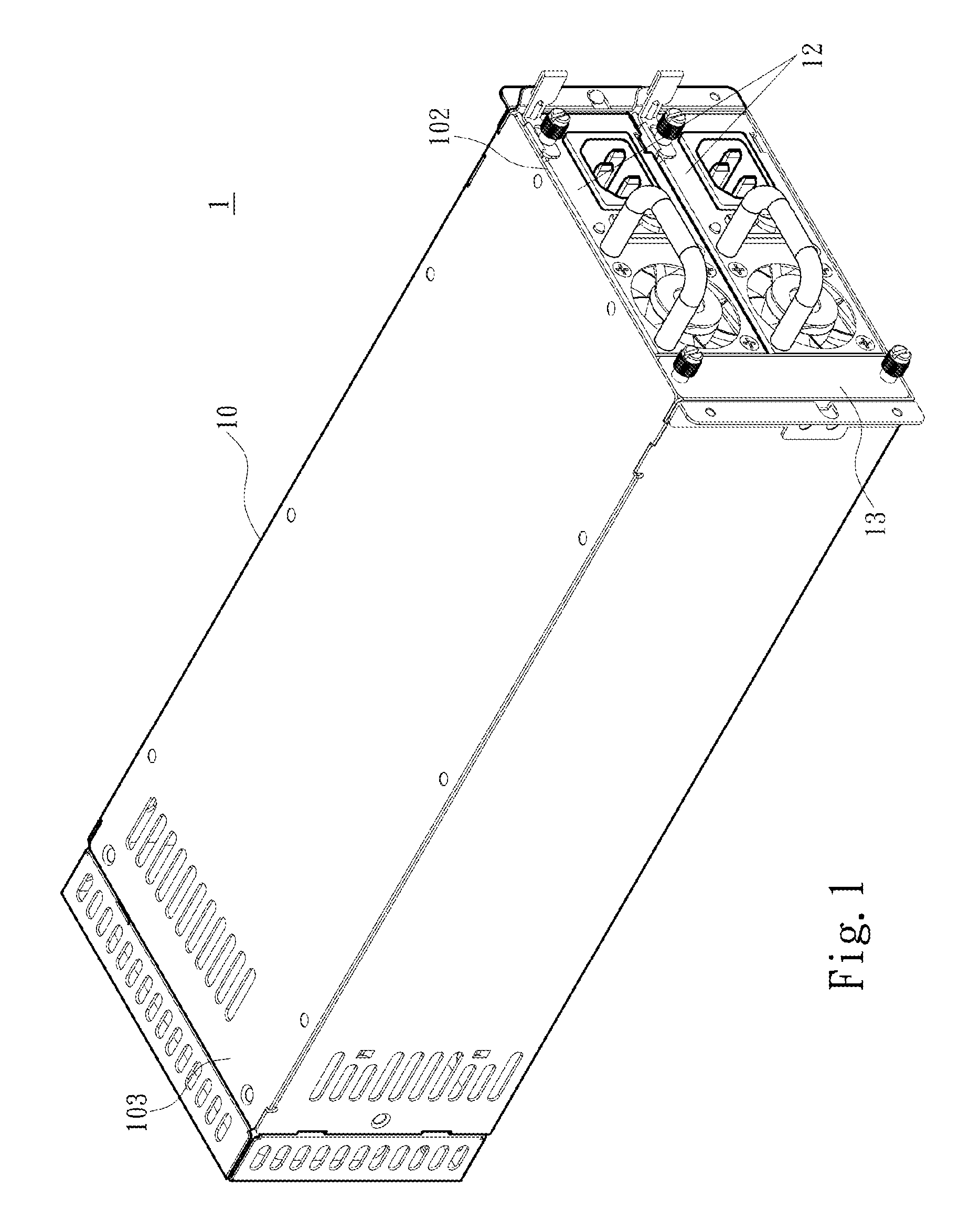 Modular redundant power supply