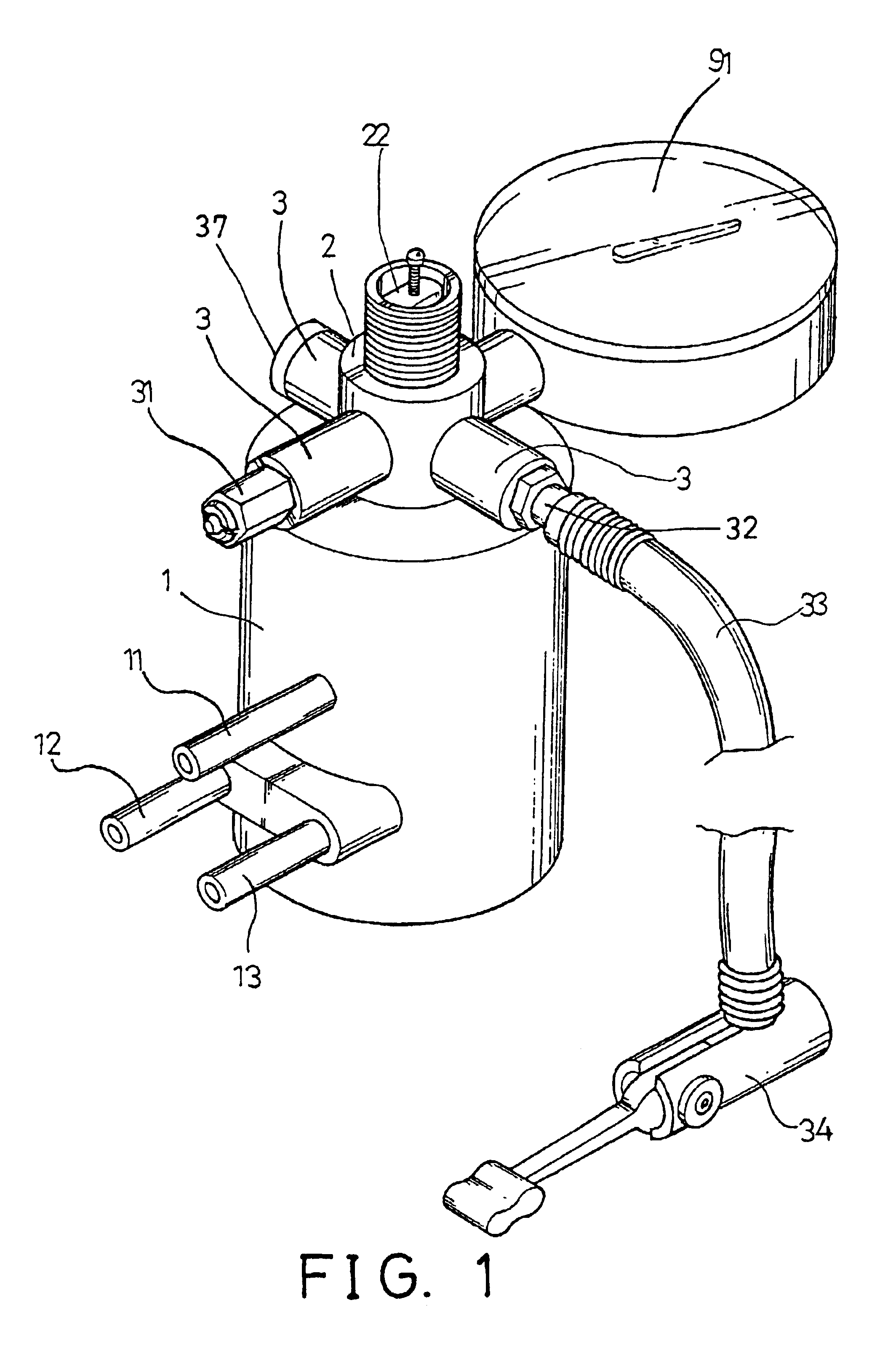 Cylinder housing for air compressor