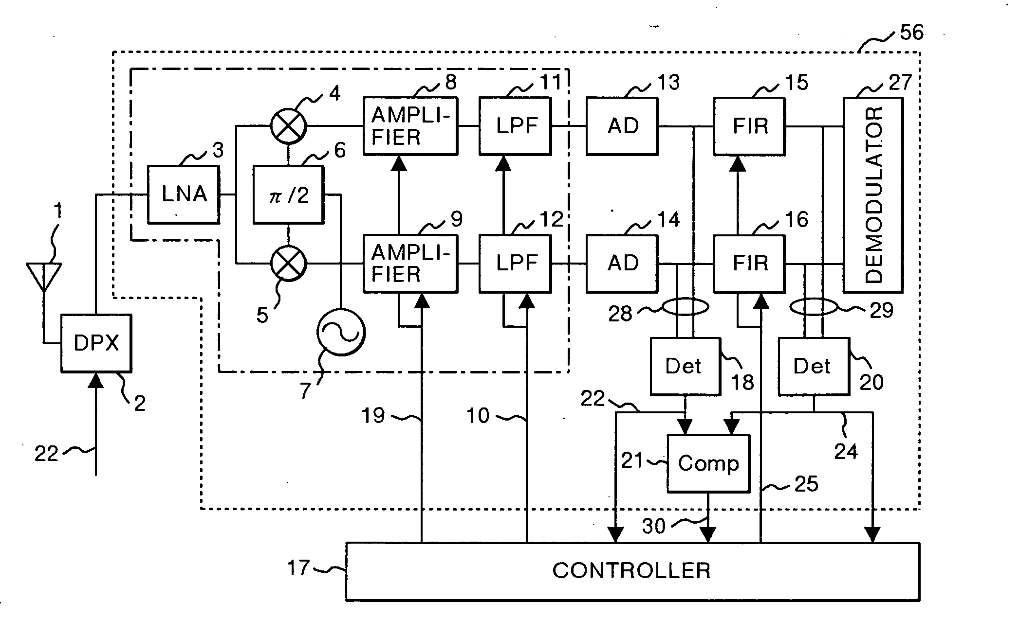 High frequency signal receiver and semiconductor integrated circuit