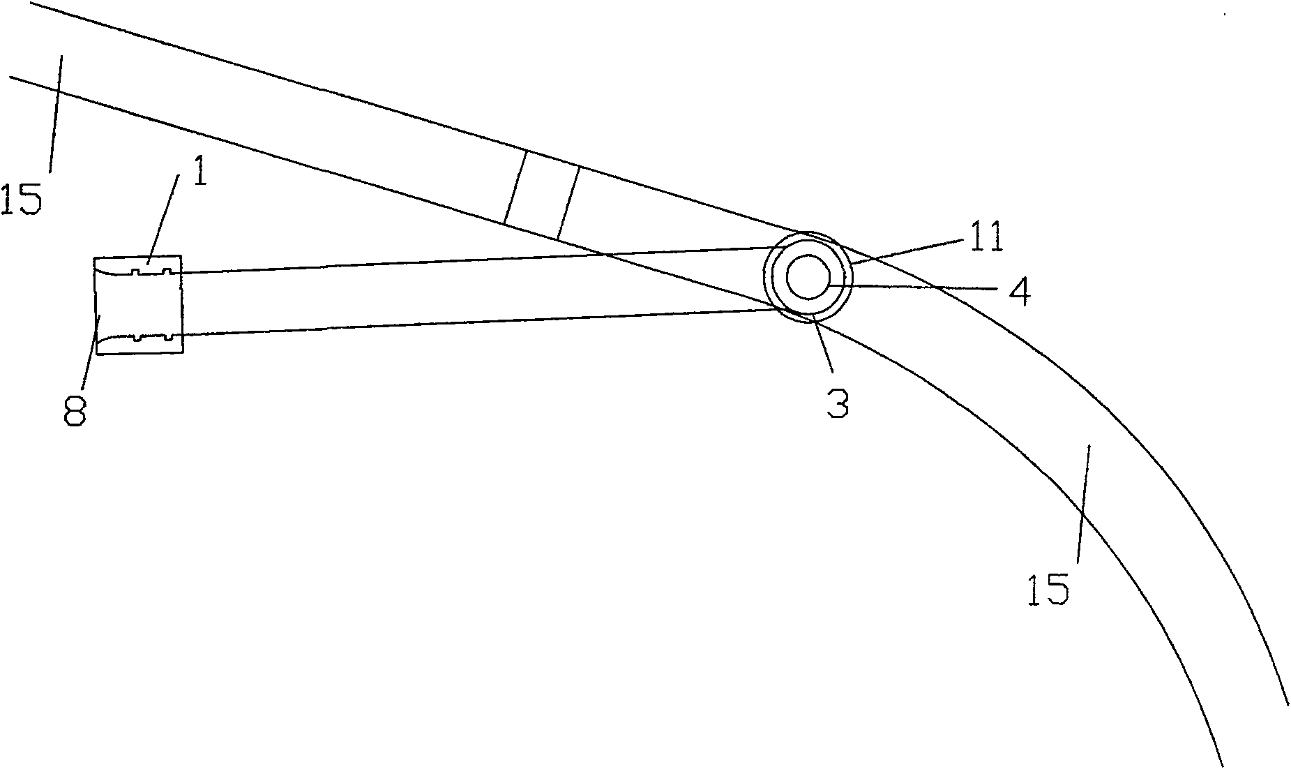 Method for rebuilding guide current hole to jet flow internal energy dissipating drilled shaft flood discharge hole