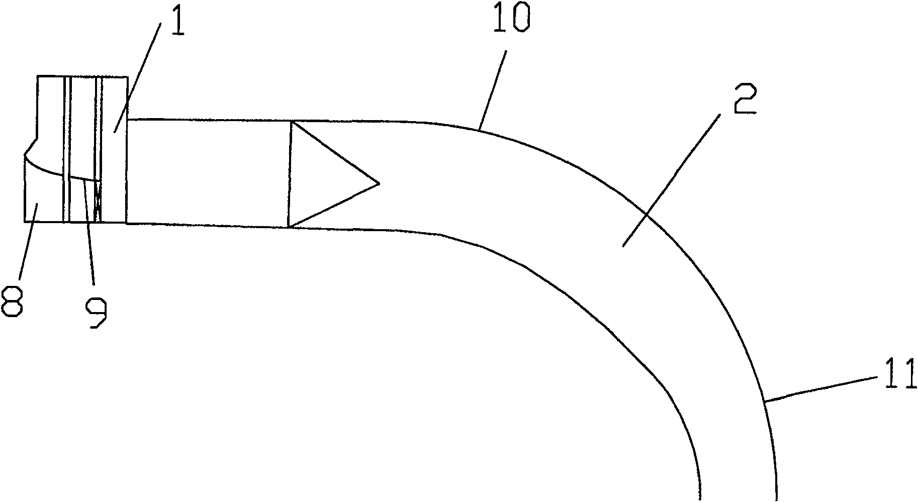 Method for rebuilding guide current hole to jet flow internal energy dissipating drilled shaft flood discharge hole