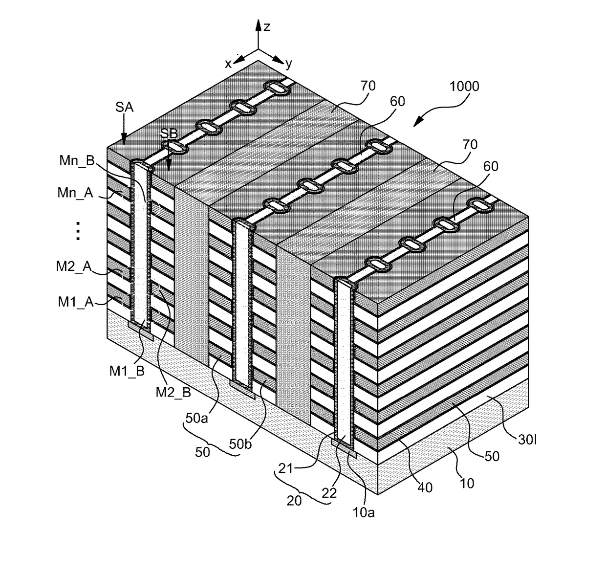 3-dimensional non-volatile memory device and method of fabricating the same