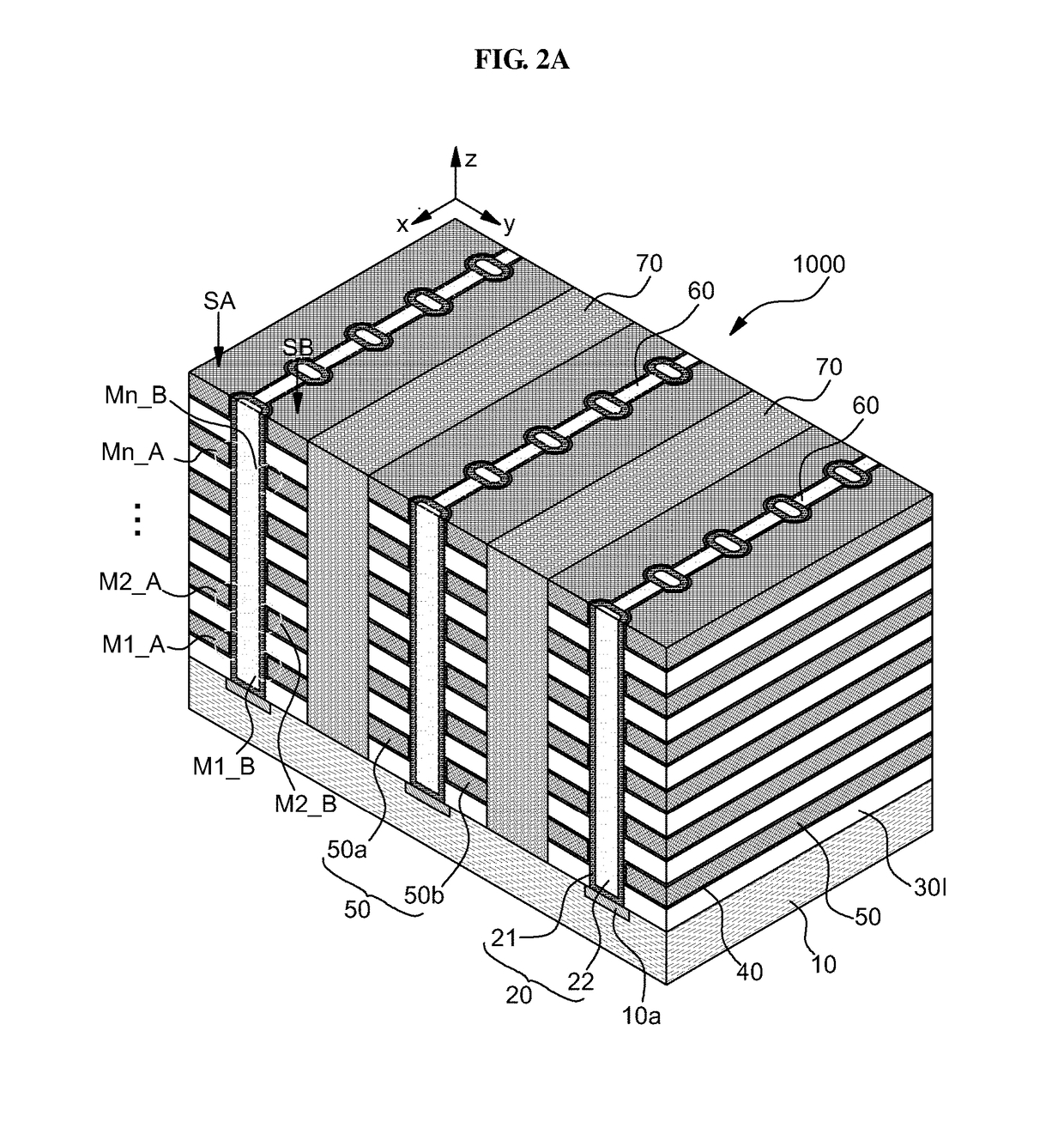 3-dimensional non-volatile memory device and method of fabricating the same