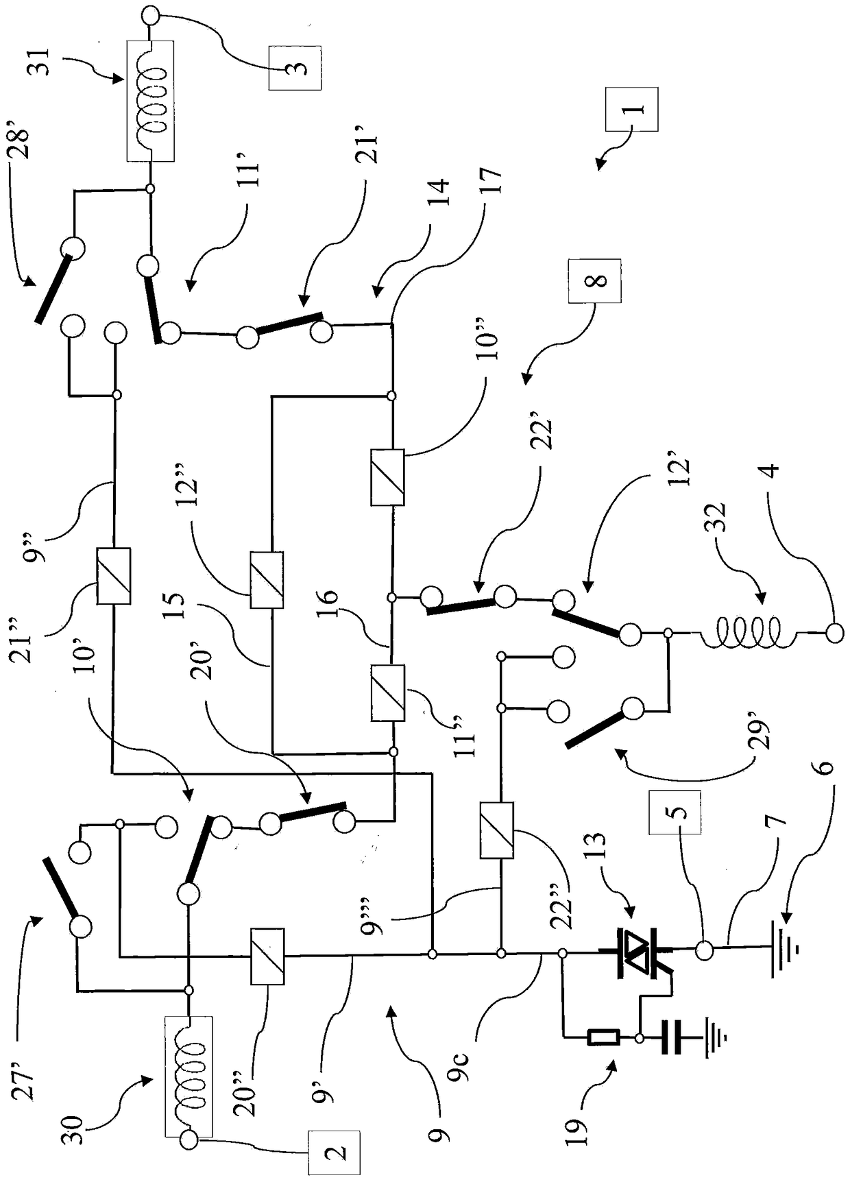 Optical communication link, tributary unit and method for configuring tributary unit