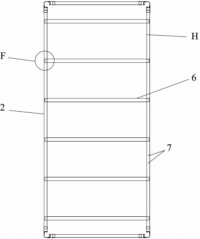 Double-decker bed based on plug-in type guardrail