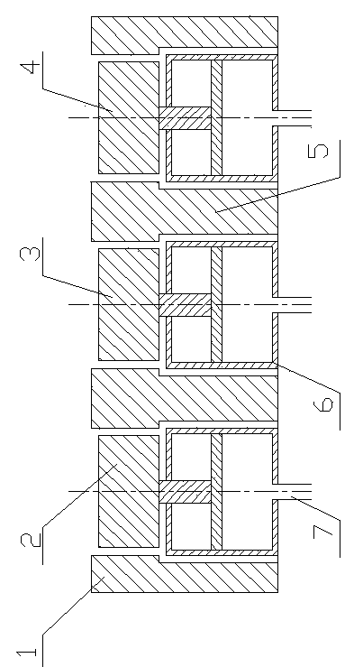 Air cushion single ejector cap of press machine