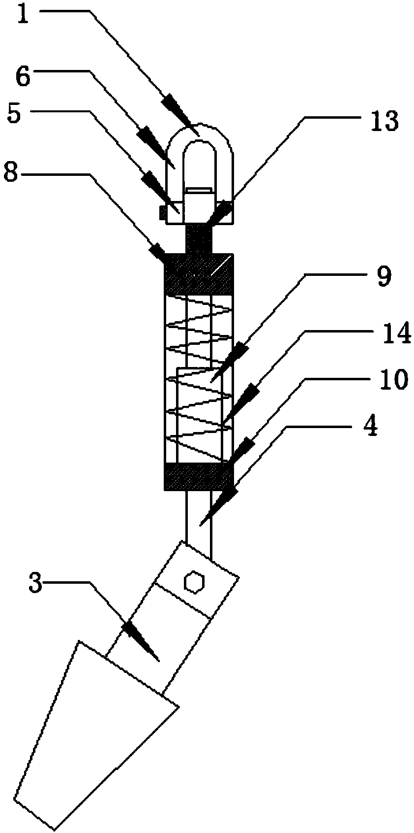 Elevator movable rope head assembly